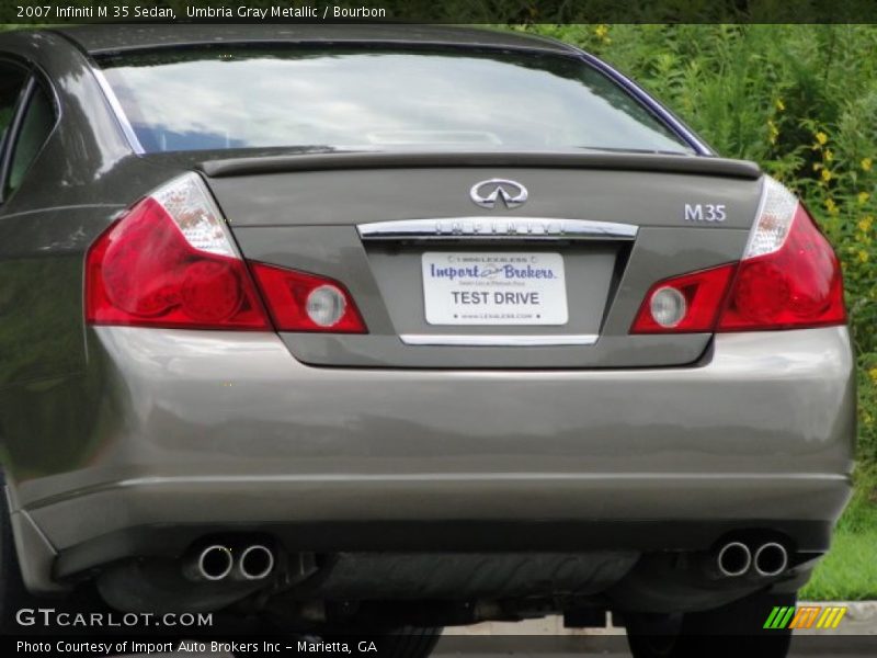 Umbria Gray Metallic / Bourbon 2007 Infiniti M 35 Sedan