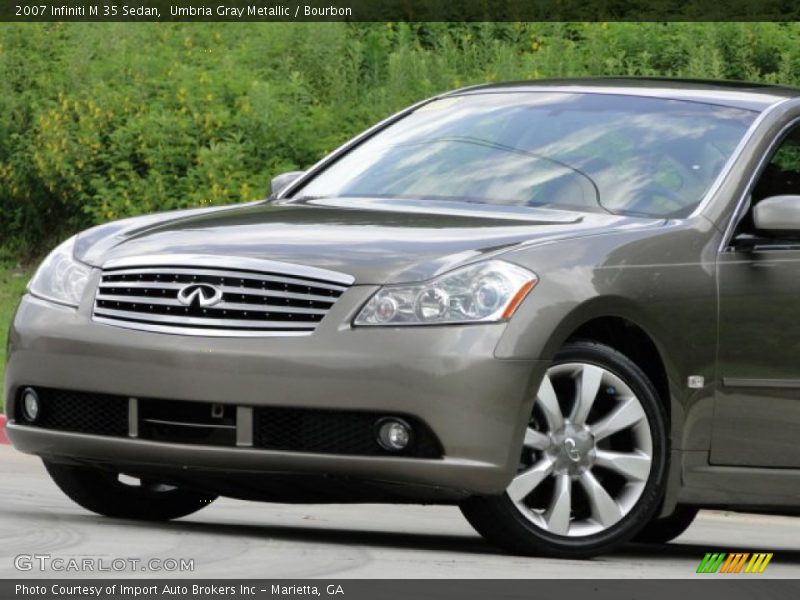 Umbria Gray Metallic / Bourbon 2007 Infiniti M 35 Sedan
