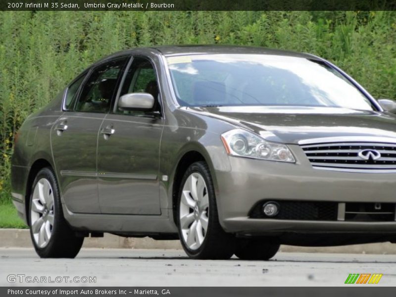 Umbria Gray Metallic / Bourbon 2007 Infiniti M 35 Sedan