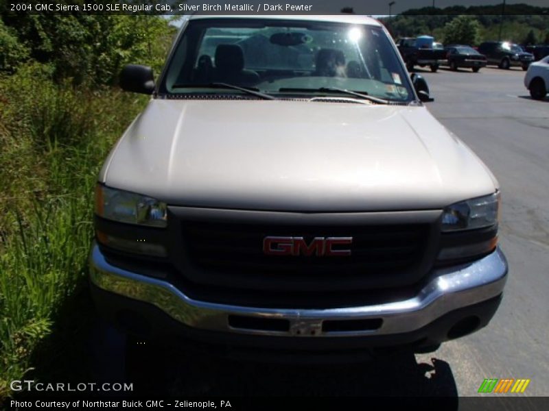 Silver Birch Metallic / Dark Pewter 2004 GMC Sierra 1500 SLE Regular Cab