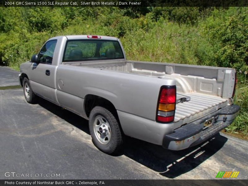 Silver Birch Metallic / Dark Pewter 2004 GMC Sierra 1500 SLE Regular Cab