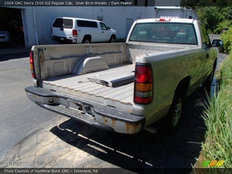 Silver Birch Metallic / Dark Pewter 2004 GMC Sierra 1500 SLE Regular Cab