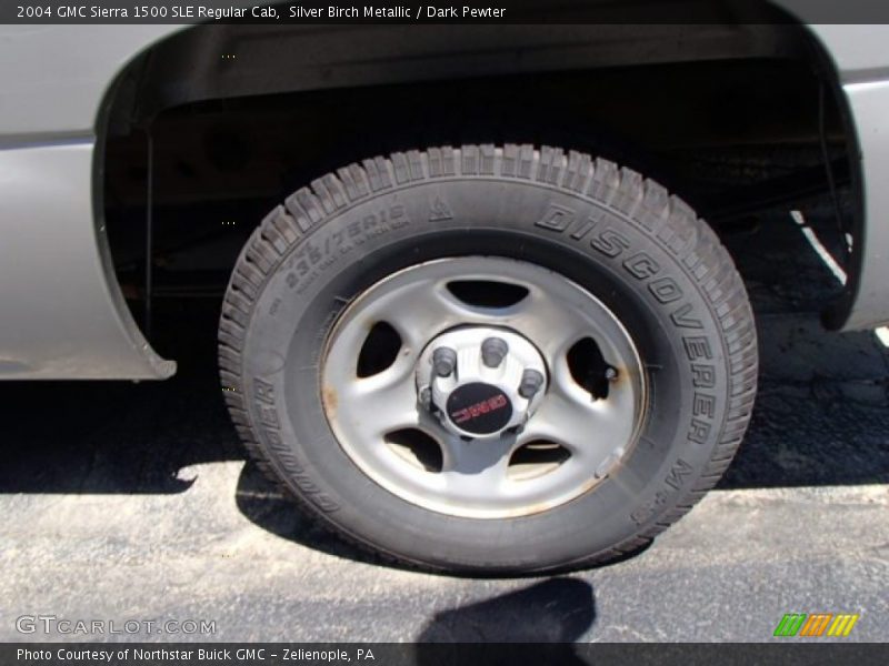 Silver Birch Metallic / Dark Pewter 2004 GMC Sierra 1500 SLE Regular Cab