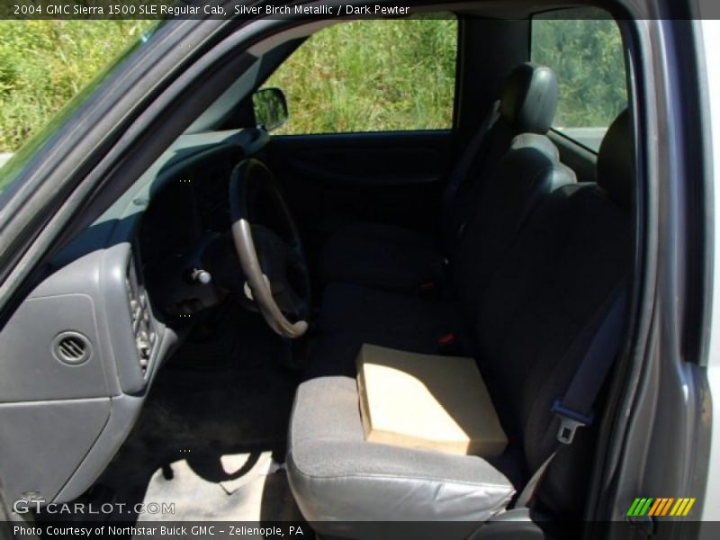 Silver Birch Metallic / Dark Pewter 2004 GMC Sierra 1500 SLE Regular Cab