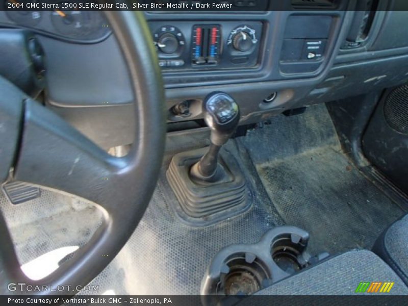 Silver Birch Metallic / Dark Pewter 2004 GMC Sierra 1500 SLE Regular Cab