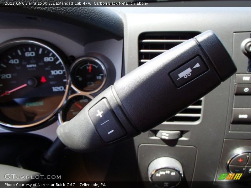 Carbon Black Metallic / Ebony 2012 GMC Sierra 1500 SLE Extended Cab 4x4