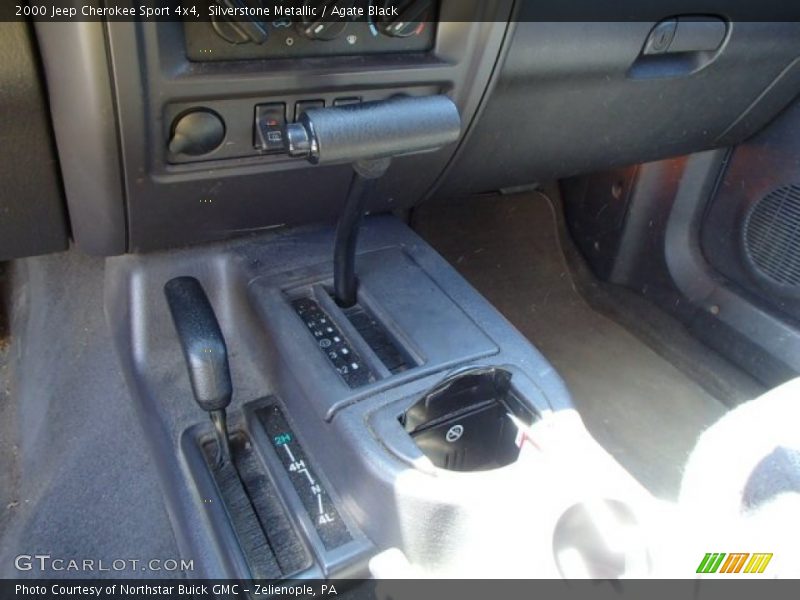 Silverstone Metallic / Agate Black 2000 Jeep Cherokee Sport 4x4