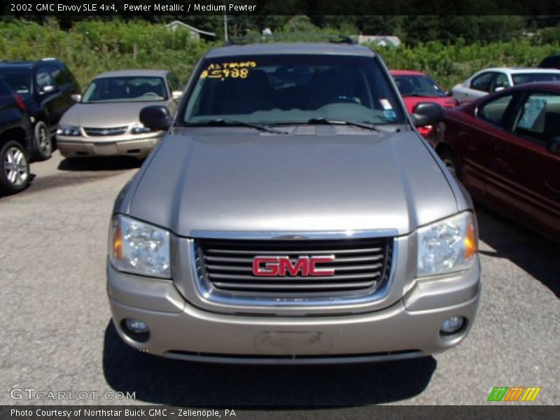 Pewter Metallic / Medium Pewter 2002 GMC Envoy SLE 4x4