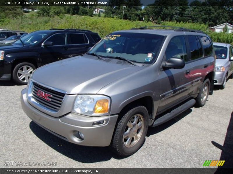 Pewter Metallic / Medium Pewter 2002 GMC Envoy SLE 4x4