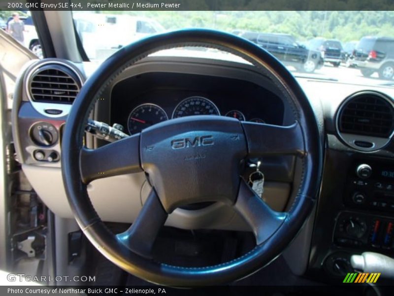 Pewter Metallic / Medium Pewter 2002 GMC Envoy SLE 4x4