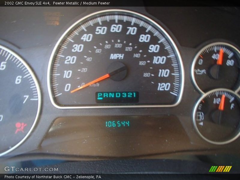 Pewter Metallic / Medium Pewter 2002 GMC Envoy SLE 4x4