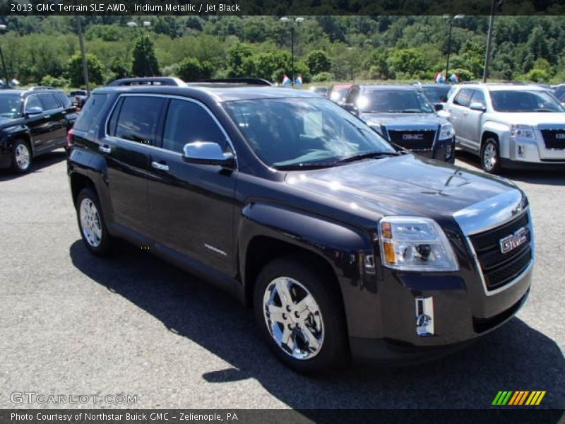 Iridium Metallic / Jet Black 2013 GMC Terrain SLE AWD