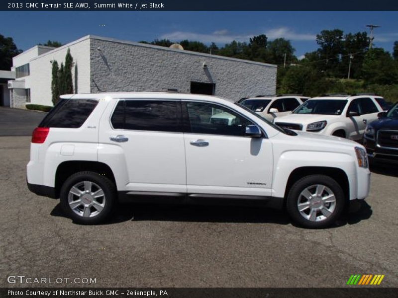 Summit White / Jet Black 2013 GMC Terrain SLE AWD