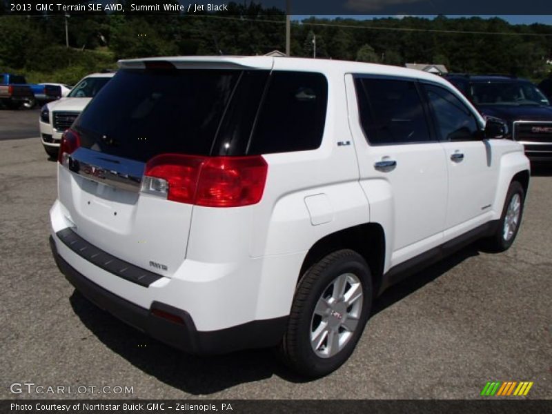 Summit White / Jet Black 2013 GMC Terrain SLE AWD