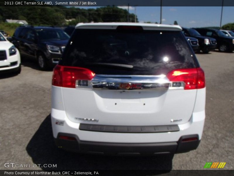 Summit White / Jet Black 2013 GMC Terrain SLE AWD
