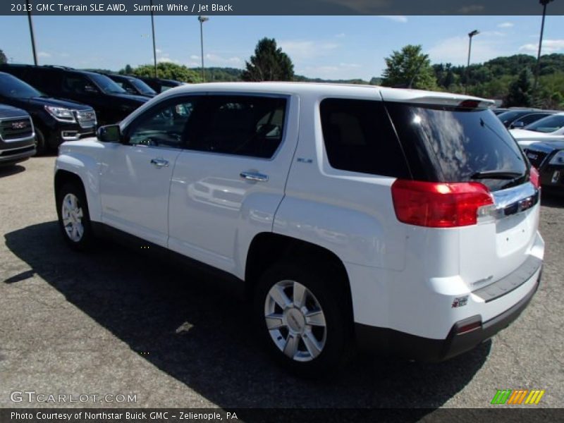 Summit White / Jet Black 2013 GMC Terrain SLE AWD
