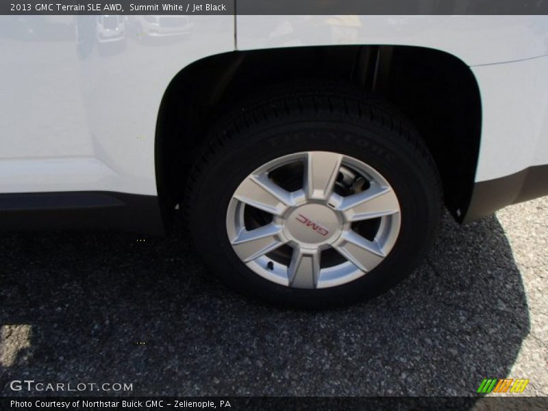 Summit White / Jet Black 2013 GMC Terrain SLE AWD