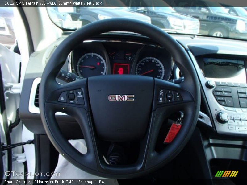 Summit White / Jet Black 2013 GMC Terrain SLE AWD
