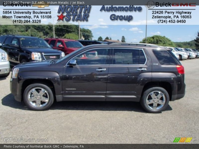 Iridium Metallic / Jet Black 2013 GMC Terrain SLE AWD