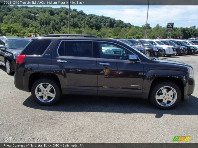Iridium Metallic / Jet Black 2013 GMC Terrain SLE AWD