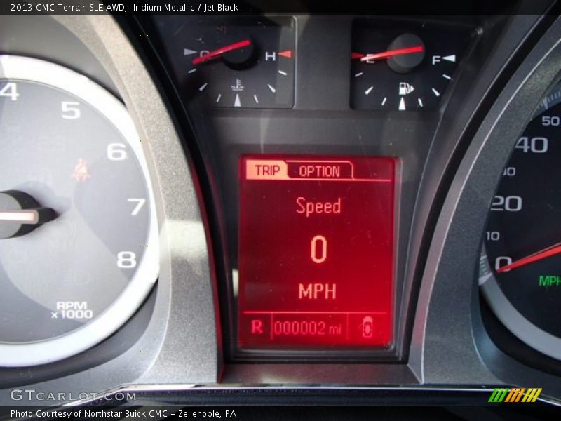 Iridium Metallic / Jet Black 2013 GMC Terrain SLE AWD