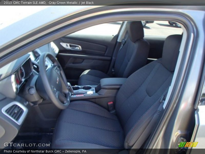 Gray Green Metallic / Jet Black 2013 GMC Terrain SLE AWD
