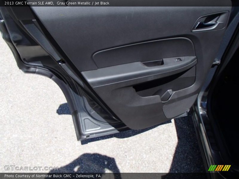Gray Green Metallic / Jet Black 2013 GMC Terrain SLE AWD