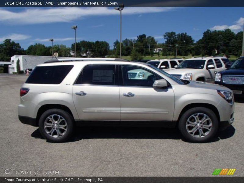  2014 Acadia SLT AWD Champagne Silver Metallic