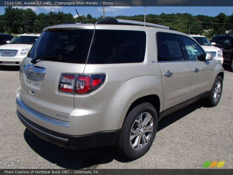  2014 Acadia SLT AWD Champagne Silver Metallic