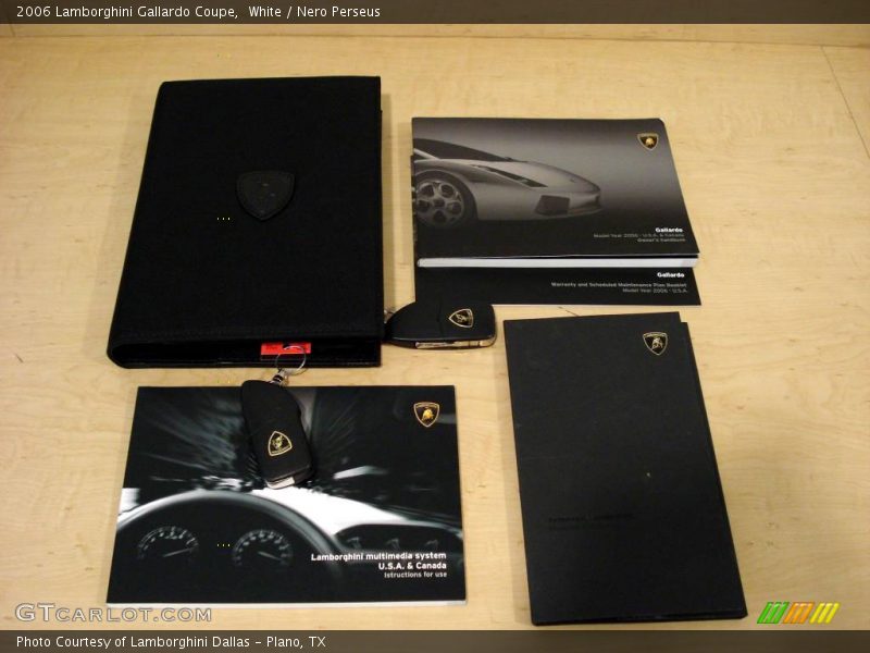 White / Nero Perseus 2006 Lamborghini Gallardo Coupe