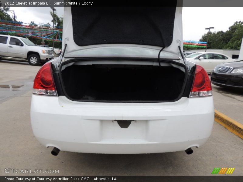Summit White / Ebony 2012 Chevrolet Impala LT