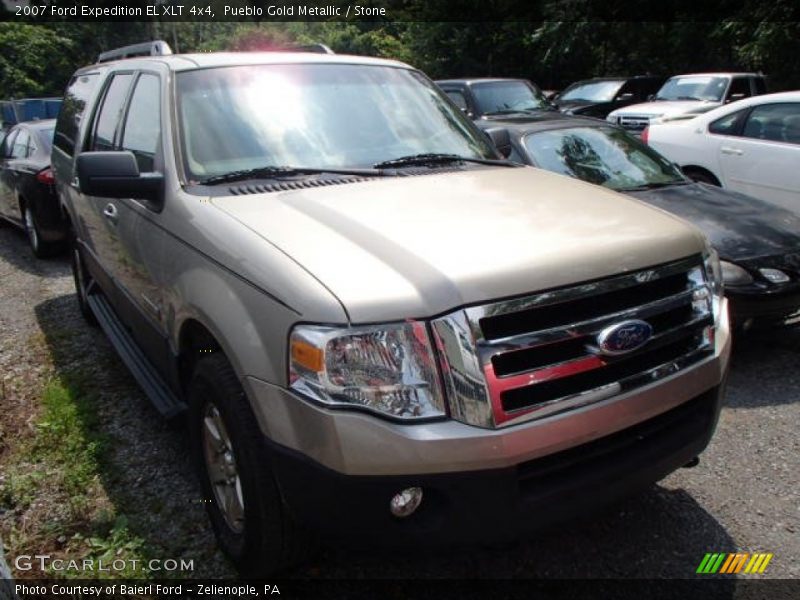 Pueblo Gold Metallic / Stone 2007 Ford Expedition EL XLT 4x4
