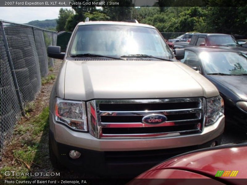 Pueblo Gold Metallic / Stone 2007 Ford Expedition EL XLT 4x4