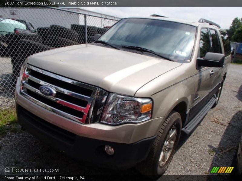 Pueblo Gold Metallic / Stone 2007 Ford Expedition EL XLT 4x4