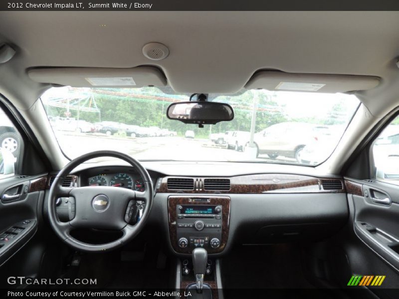 Summit White / Ebony 2012 Chevrolet Impala LT