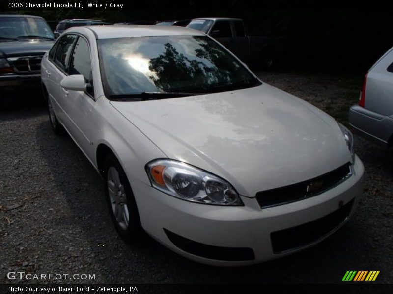 White / Gray 2006 Chevrolet Impala LT