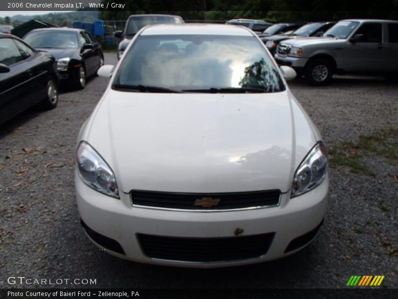 White / Gray 2006 Chevrolet Impala LT