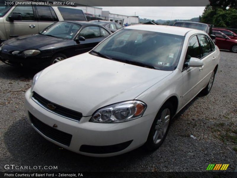 White / Gray 2006 Chevrolet Impala LT