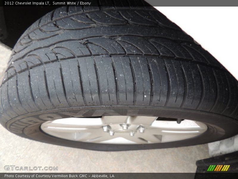 Summit White / Ebony 2012 Chevrolet Impala LT