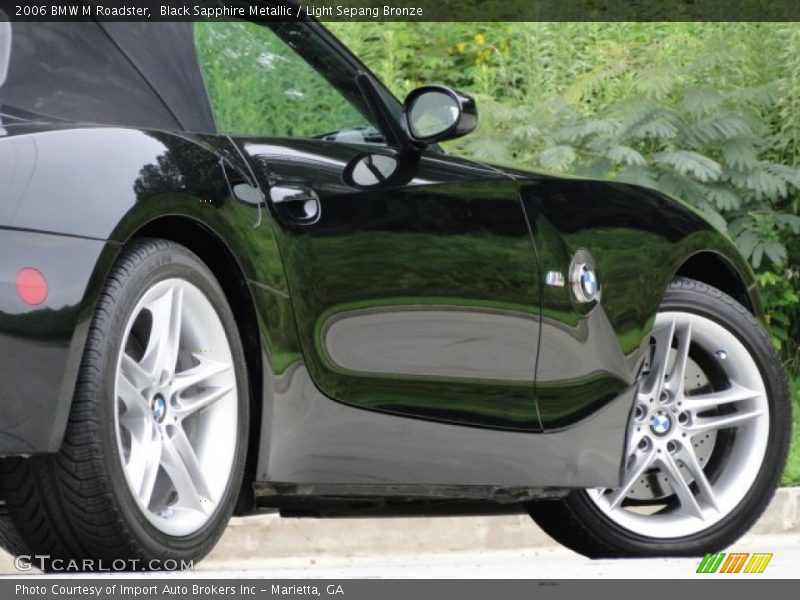 Black Sapphire Metallic / Light Sepang Bronze 2006 BMW M Roadster