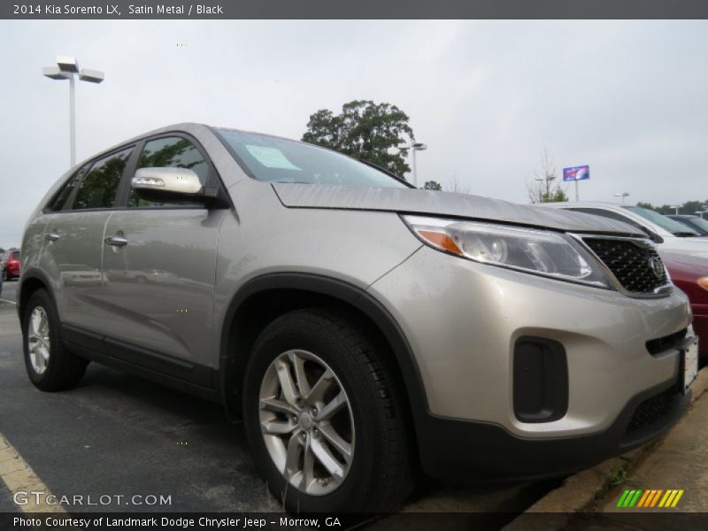 Satin Metal / Black 2014 Kia Sorento LX