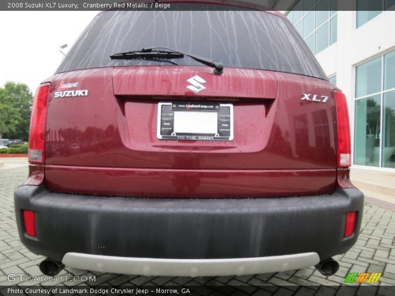 Cranberry Red Metallic / Beige 2008 Suzuki XL7 Luxury