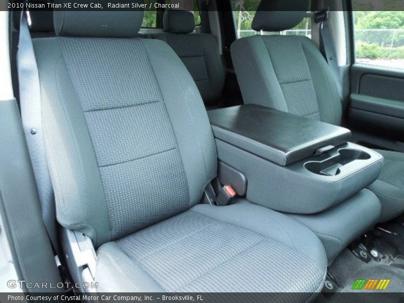 Radiant Silver / Charcoal 2010 Nissan Titan XE Crew Cab