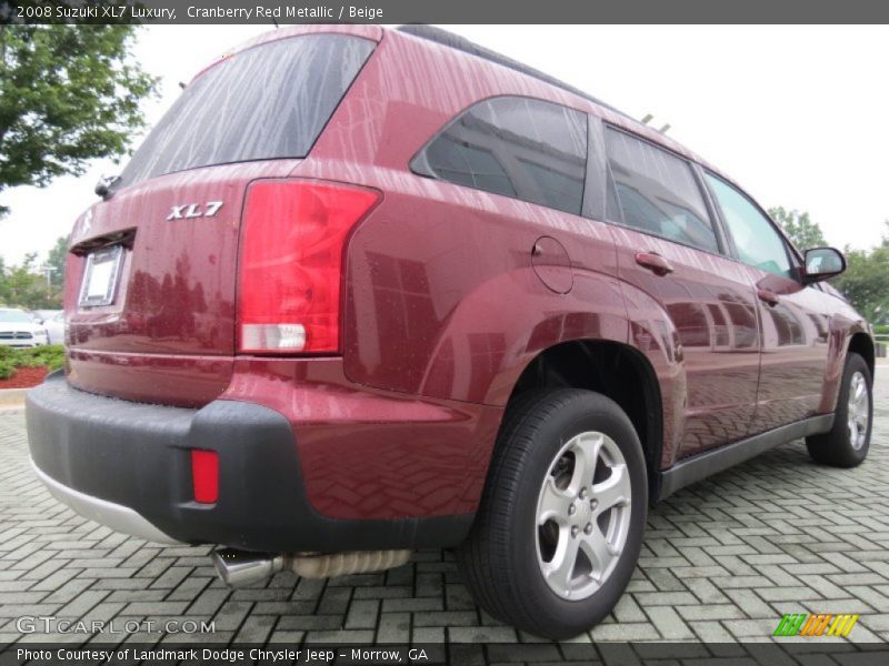 Cranberry Red Metallic / Beige 2008 Suzuki XL7 Luxury