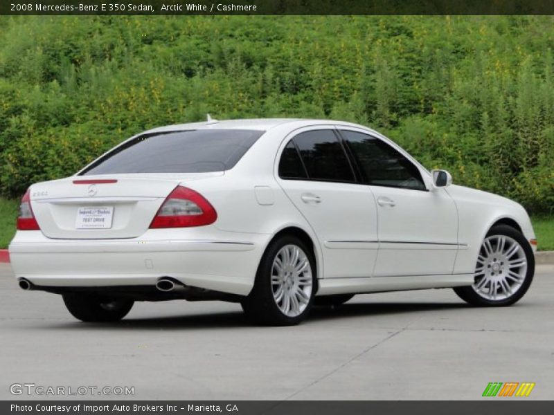 Arctic White / Cashmere 2008 Mercedes-Benz E 350 Sedan