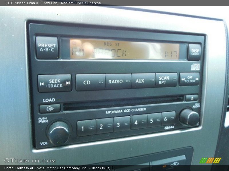 Radiant Silver / Charcoal 2010 Nissan Titan XE Crew Cab