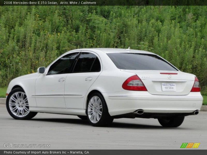 Arctic White / Cashmere 2008 Mercedes-Benz E 350 Sedan
