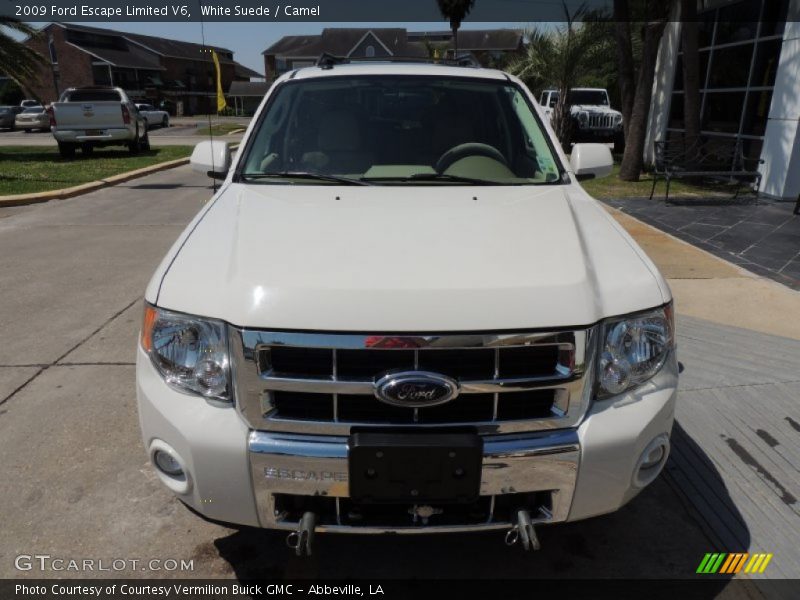 White Suede / Camel 2009 Ford Escape Limited V6
