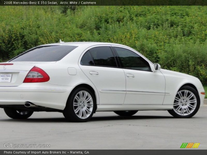 Arctic White / Cashmere 2008 Mercedes-Benz E 350 Sedan
