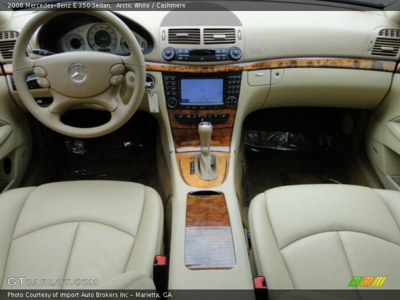Arctic White / Cashmere 2008 Mercedes-Benz E 350 Sedan